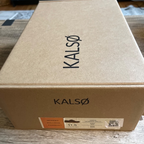 New! Kalso Dawson Green Suede Earth Shoe Men’s Sz 11.5 Negative Heel NIB! main image 4